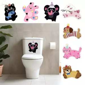 AWNGD Miếng Dán Khử Mùi Nhà Vệ Sinh, Xúc Xích Tự Dính Chống Thấm Nước Cho Chó Khử Mùi Nhà Vệ Sinh, Miếng Dán Decal Vệ Sinh Thơm Để Trang Trí Nhà Cửa