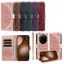 Ốp Lưng Cho OPPO Find X9 Siêu Nổi Mandala Da Khe Cắm Thẻ Dây Đeo Tay Dây Dài Chống Rơi Vỏ Điện Thoại