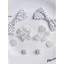 chram dép cross charm dép to charm dép crocs Phong Cách Mới Lỗ Giày Phụ Kiện Giày Hoa Thích Hợp Cho Crocs Ngọc Trai Hoa Nơ Trang Trí Dopamine