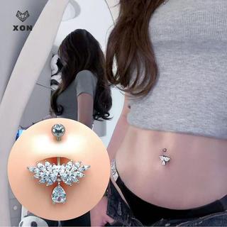 [XON] Nhẫn rốn bướm thời trang đơn giản dành cho nữ Cô gái Nhẫn nút bụng tinh tế Quà tặng trang sức xỏ khuyên bụng gợi cảm [Mina]