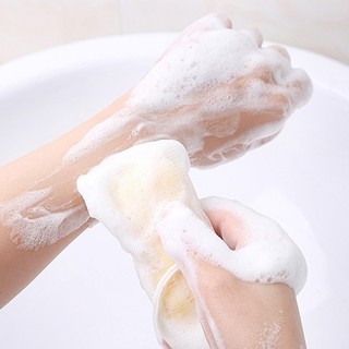 Túi dây rút xà phòng lưới tẩy tế bào chết - Sữa rửa mặt tạo bọt Túi lưới Phụ kiện phòng tắm