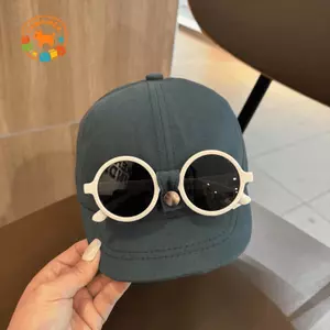 CANAMEK Mũ Bé Đa Năng Có Thể Tháo Rời Kính Mát Thời Trang Trẻ Sơ Sinh Mũ Bóng Chày Trẻ Em Mũ Chống Nắng Mùa Hè Mũ Trẻ Em CSF