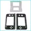 GODD Cho 3DSXL 3DS XL Máy Chơi Game Sửa Chữa Khung Nhựa Giữa Cho Vỏ Đen Trắng