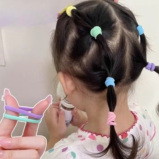 100 / 300 / 500 Chiếc Dây Buộc Tóc Ealstic Nylon Nhiều Màu Sắc Cho Bé Gái - Dây Cao Su Giá Đỡ Đuôi Ngựa