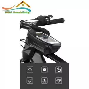 Túi ống trên vỏ cứng để đi xe đạp Chất liệu PVC chống thấm nước có bóng râm phía trước
