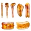 FAVORITEGOODS 1 / 7 Cái Gua Sha Board, Dụng cụ cạo râu bằng nhựa GuaSha Scraping Tool, Dụng cụ Massage mặt chống lão hóa thư giãn dành cho nữ