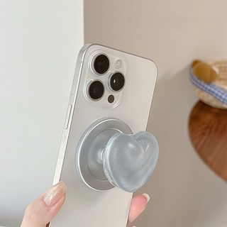 Sương Mù Tình Yêu Kim Loại Tròn Từ Tính Giá Đỡ Điện Thoại Cho IPhone 17 16 15 14 13 12 Pro Max 14 Plus Có Thể Gập Lại Vòng Tay Co Giãn Để Bàn Đứng P2