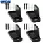 <cosyh>Shock Stoppers Sliding Rail 4.5*2cm 4PCS Barn Door Black Expansion Plugs
