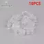 Nhíp 10 Chiếc PC Trong Suốt Quảng Cáo Móng Tay Thủy Tinh Móng Tay Braet Vô Hình Nhựa Vít Mờ VN
