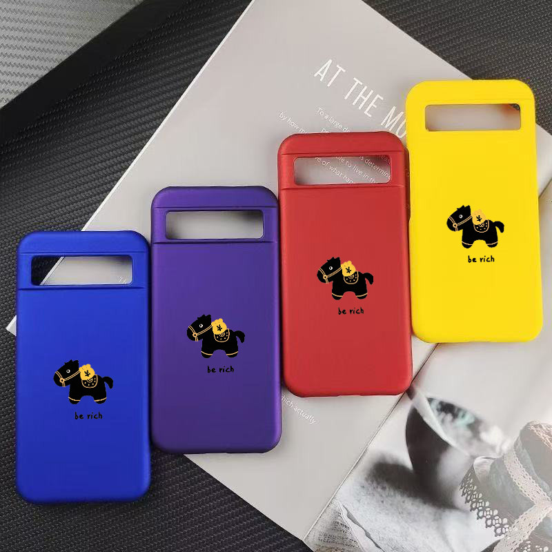 Dành Cho Google Pixel 11 Pro 10A 10 Pro XL 9A Pixel 8 7A 7Pro 6A 5A "Rich Horse" Micro Matte Mỏng Vỏ Điện Thoại / Quấn Nửa Google Pixel Cover