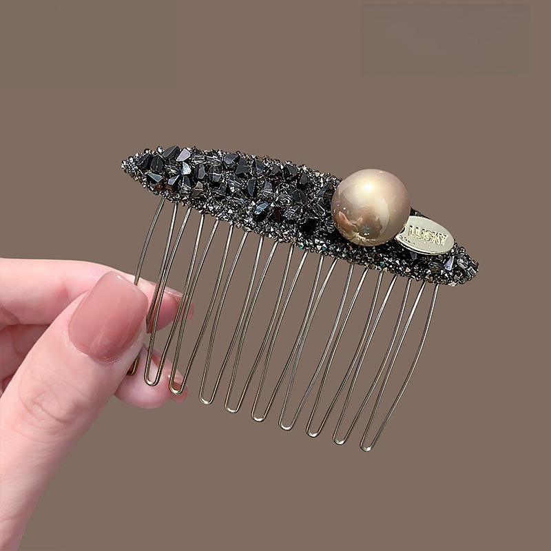 MAUROPOLI Phong Cách Mới Kim Cương Cao Cấp Ngọc Trai Tóc Ánh Sáng Sang Trọng Phù Hợp Với Cảm Giác Cao Cấp Tóc Gãy @ -
