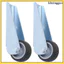 2 Chiếc Con Lăn Cửa Trượt Thay Thế Bánh Xe Cổng Cho Cửa Màn Hình Gỗ Trượt - Chống Dính Bên Hoặc Đáy Gắn Bánh Xe Hỗ Trợ khxinggao