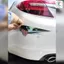 Decal dán xe máy ô tô 3D, chống xước, chống nước, bền màu, kích thước 29cm.