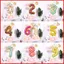 ST2 16 Chiếc Donut Lá Số Bóng Kem Kẹo Bóng Macaroon Bóng Sinh Nhật Nhu Cầu Bộ Lễ Hội Deco