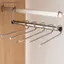 Móc treo quần ma thuật gấp 5 / 9 lớp Quần áo tiết kiệm không gian bằng thép không gỉ Ra sắp xếp cho tủ quần áo Quần jean Khăn quàng cổ MỚI