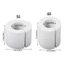 Mặt Trăng Rèm Miếng Đệm 12 Chiếc Rèm Cửa Sổ Phụ Kiện Miếng Đệm Drapery Chụp Trên Tính Năng