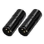 Ở lại Bộ 2 Kẻ Hủy Diệt 3 Pin DMX512 120Ω Có Liên Lạc Mạ Vàng Để Hiệu Suất Âm Thanh Tốt Hơn
