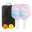 SQ3 5 Bộ Gradient Pastel Pickleball Mái Chèo Nhẹ Thoải Mái Cầm Pickle Ball Vợt Bộ QS3