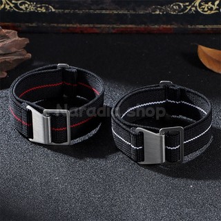 18 / 20 / 22mm Quân Đội Zulu Nylon Dây Đeo Đồng Hồ Đàn Hồi Nato Vải Dây Đeo Một Vòng Nam Nữ Dây Đeo Tay Vòng Tay