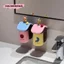 Bán chạy Nhà Nhỏ Bàn Chải Đánh Răng Từ Tính Cốc Không Đục Lỗ Kệ Nước súc Miệng Cốc Chải Nhà Vệ Sinh Treo Dụng Cụ Tiện Dụng Lưu Trữ Cao-