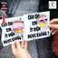 Tem Dán Xe “Cho Em Xin Ít Điện Được Không” Decal Chống Nước Trang Trí Ô Tô Điện – Mày Mò Store