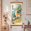 Hươu May Mắn Lối Vào Lối Vào Trang Trí Tranh Không Đục Lỗ Tranh Vải Hành Lang Aisle Bức Tranh Tường Nền Treo Vải 5.26
