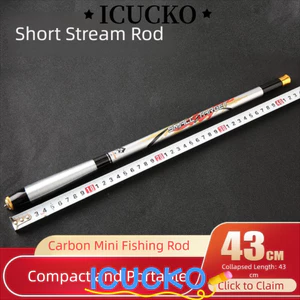Cần câu siêu nhẹ ICUCKO, 1,8m-6. Chiều dài Chất liệu sợi Carbon Cần câu bằng kính thiên văn, Loại nạp Tay Cực Thiết kế Cơ chế kính thiên văn Cá chép Cần nạp Dòng câu cá