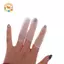 CANAMEK 100 Chiếc Cao Su Chống Trơn Trượt Chống Tĩnh Điện Ngón Tay Cots Dùng Một Lần Cao Su Ngón Tay Bao Găng Tay Bảo Vệ Móng Tay Nghệ Thuật Dụng Cụ CSF