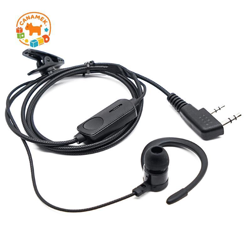 CANAMEK EarHook Tai Nghe Cho BF760 BF996 Bộ Đàm Bộ Đàm Bộ Đàm Tai Nghe Mic K-Plug Có Dây Hai Chiều Ham Radio Tai Nghe CSF