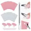 Springevenstar 5 / 10 Tờ Nail Cuticle Pusher Cát tự dính 100#180#240# Flake File Trimming Nails Pre Polishing Sandpaper Set Dụng cụ làm móng Springevenstar