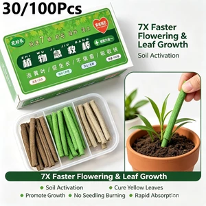 Cắm & Chơi Đất Dinh Dưỡng Thanh Tricolor Vi Khuẩn Chất Vi Khuẩn Thực Vật Rễ Phân bón 30 / 100 CÁI