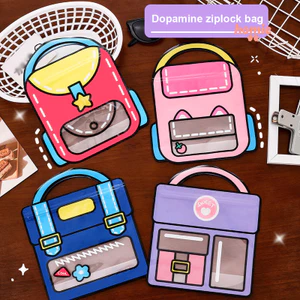 Túi tự dán cầm tay Dopamine, túi đựng đồ ăn nhẹ dễ thương, túi quà lưu niệm, túi đóng gói.