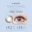 Lens 1 Ngày Màu Tự Nhiên - KARACON CHIC CHIC - #17 Vibe Gray