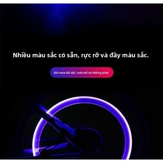 Van xe máy Đèn lốp đầy màu sắc