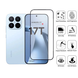 Kính cường lực bảo vệ màn hình Xiaomi 17T 2 trong 1 cho Xiaomi 15T Pro 14T 13T 14 5G HD Phim bảo vệ kính + Phim ống kính máy ảnh