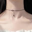 Mặt dây chuyền ngôi sao đen khí chất thời trang Vòng cổ nữ đơn giản và đa năng