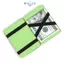 E-WOITD Da PU Siêu Mỏng Nam Nữ Magic Ví Mini Ví Đựng Tiền Xu Ngắn Kinh Doanh Thẻ Tín Dụng E-WOITD