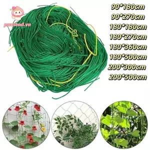 Lưới hỗ trợ cây trồng PWSEND, Lưới Trellis làm vườn Nylon chất lượng cao đa chức năng, Cây leo dây linh hoạt Lưới rau củ