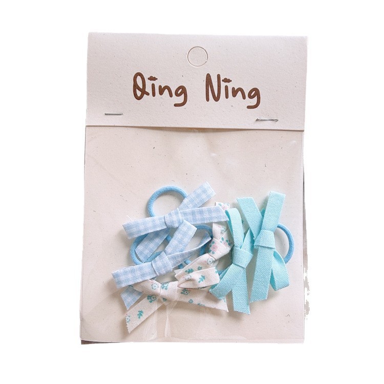 Dây buộc tóc cho bé gái Dây buộc nơ ca rô