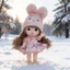 22cm Dễ Thương Bé Búp Bê Full Body Vinyl Búp Bê Dễ Thương Mặc Búp Bê Cô Gái Chơi Nhà Búp Bê Đồ Chơi
