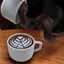 QEARY Cà Phê Tràn Đồ Chơi Fidget, Kích Thước Di Động Mini Điêu Khắc 3D In Hình Tràn Cà Phê Fidget, Chất Liệu Nhựa Thiết Kế Thực Tế Tràn Hiệu Ứng Đổ Cốc Cà Phê Đồ Chơi Cảm Giác