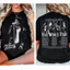 GC1 Michael Jackson Vintage Bad World Tour Áo thun họa tiết 2 mặt King of Pop Concert Trang phục GC1