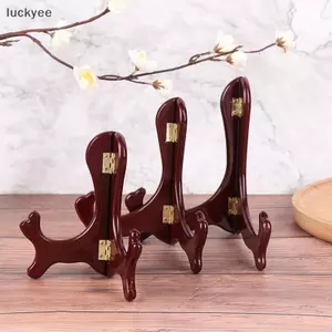 Luckyew Gỗ Easel Gỗ Bàn Cưới Thẻ Ảnh Đứng Tấm Hiển Thị Giá Đỡ Trang Trí Nhà TQ