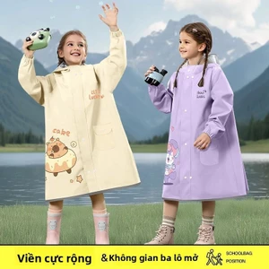 Trẻ Em Áo Mưa Trẻ Em Bé Trai Bé Gái Học Sinh Tiểu Học Chuyên Dụng Bé Trai Phong Cách Mới Trẻ Em Áo Mưa Poncho