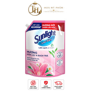Nước Lau Sàn Sunlight Tinh Dầu Thảo Mộc Sạch Bóng  Túi 3,6 KG  Hoa Hạ - Bạc Hà , Chanh sả