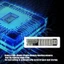 Bộ điều khiển giải pháp làm mát PC hiệu quả MOON cho 6 quạt 2 dải ánh sáng ARGB mượt mà