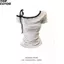 Áo thun ngắn tay đeo vai sọc dành cho nữ Mùa hè Phong cách Hàn Quốc 2026 Phong cách mới Lười Slim-Fit Slimmer Look Strapless Small Top Hợp thời trang