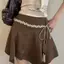 PNPIA- Bohemian Retro Phong Cách Dân Gian Dây Thắt Lưng Nữ Phiên Bản Hàn Quốc Của Váy Mới Có Thắt Lưng Cao Cấp Với Dây Thắt Lưng Trắng