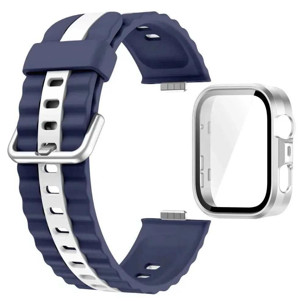 Dây đeo silicon + vỏ PC cho Huawei Watch Fit 5 / 5 Pro màn hình bảo vệ ốp lưng vỏ đồng hồ