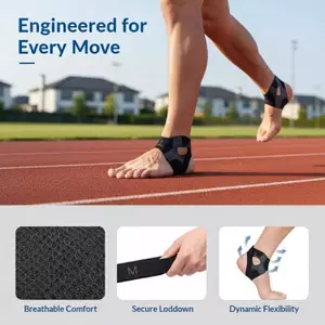 Springevenstar Joint Strain Relief Bảo vệ mắt cá chân Thiết kế 2 chiếc cho người chạy bộ Springevenstar